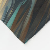 ブルマスティフビーチ絵を描サーフィン フリースブランケット (角)