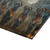 ブルマスティフ不気味ハロウィーン カッティングボード (角)