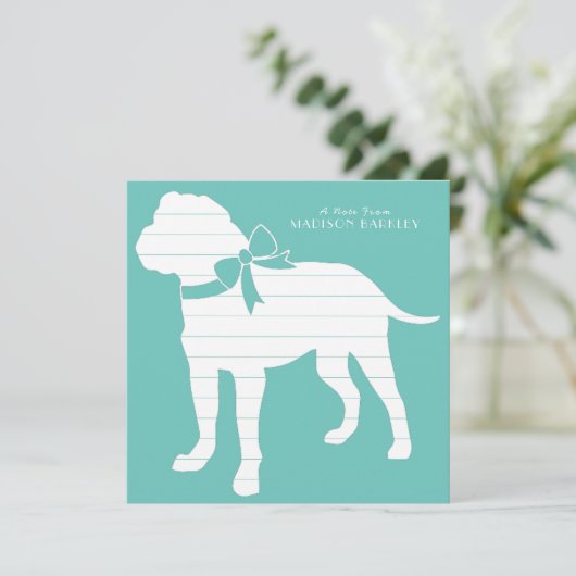 ブルマスティフ犬の子犬ブルマスティフ サンキューカード (スタンド正面)