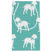 ブルマスティフ犬の子犬ブルマスティフ スモールペーパーバッグ (裏面)