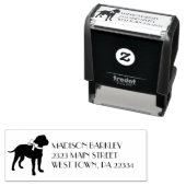 ブルマスティフ犬の子犬ブルマスティフ セルフインキングスタンプ (インサイチュ)