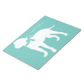 ブルマスティフ犬の子犬ブルマスティフ ノートパッド (アングル)