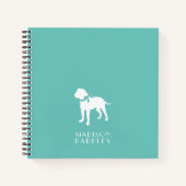 ブルマスティフ犬の子犬ブルマスティフ ノートブック (正面)