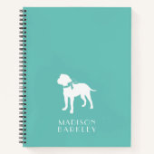 ブルマスティフ犬の子犬ブルマスティフ ノートブック (正面)