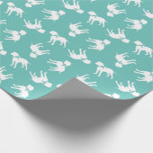 ブルマスティフ犬の子犬ブルマスティフ ラッピングペーパー (角)