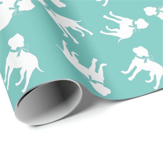 ブルマスティフ犬の子犬ブルマスティフ ラッピングペーパー (ロールコーナー)