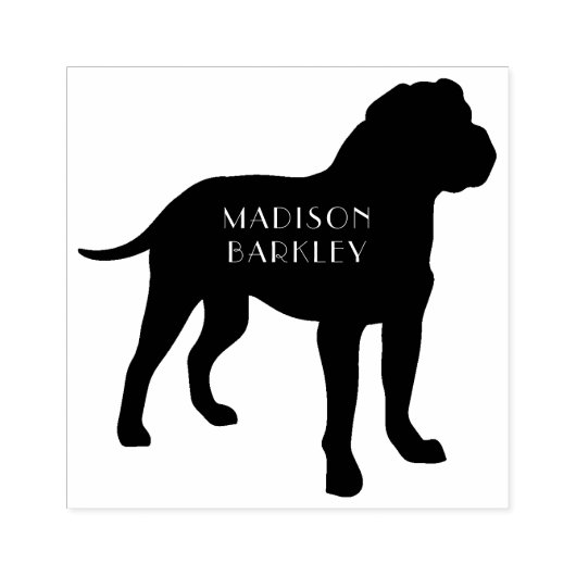 ブルマスティフ犬の子犬ブルマスティフ ラバースタンプ (インプリント)