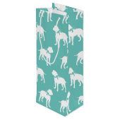 ブルマスティフ犬の子犬ブルマスティフ ワインギフトバッグ (裏面アングル)