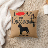 ブルマスティフ犬の毛枕が大好き クッション (ブランケット)