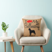 ブルマスティフ犬の毛枕が大好き クッション (椅子)