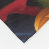 ブルマスティフ犬カボチャおもしろいハロウィーン フリースブランケット (角)