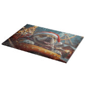 ブルマスティフ犬ローラーコースタークリスマス カッティングボード (角)