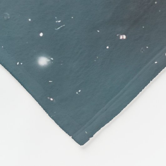 ブルマスティフ犬ローラーコースタークリスマス フリースブランケット (角)