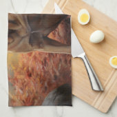 ブルマスティフ紅葉秋インスパイア キッチンタオル (四つ折り)