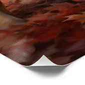 ブルマスティフ紅葉秋インスパイア ポスター (コーナー)