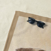 ブルマスティフ絵画ズ – かわいいオリジナルドッグアート ビーチタオル (インサイチュ)