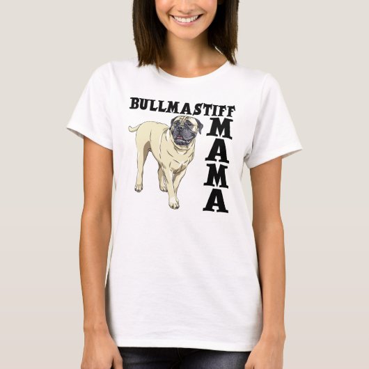 ブルマスティフ・ママ Tシャツ (正面)