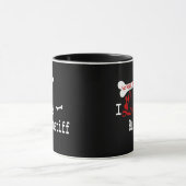 ブルマスティフ（私は愛する）マグ マグカップ (中央)