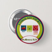 ブルマスティフ 缶バッジ (正面&裏面)