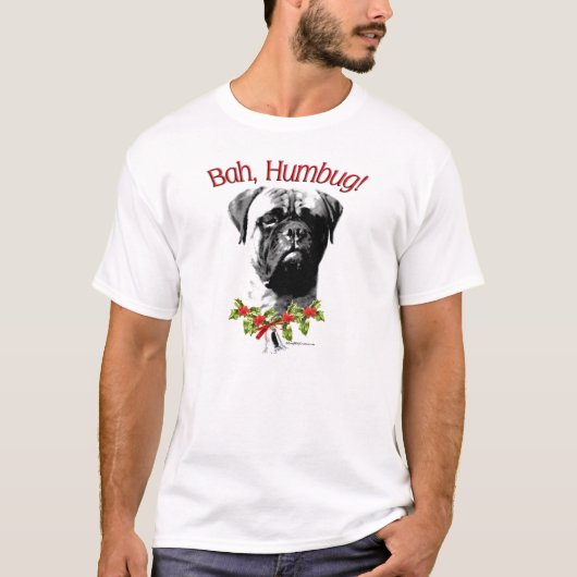 ブルマスティフ Bah Humbug Tシャツ (正面)