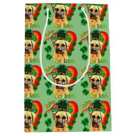 ブルマスティフSaint patricks day ミディアムペーパーバッグ