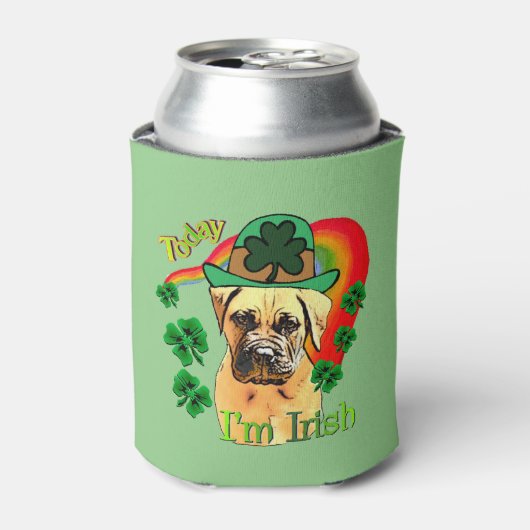 ブルマスティフSaint patricks day 缶クーラー (缶正面)