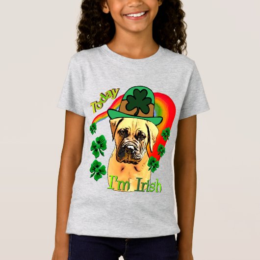 ブルマスティフSt patricks day Tシャツ (正面)