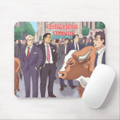 ブルマーケットオンウォールストリート マウスパッド (マウス)