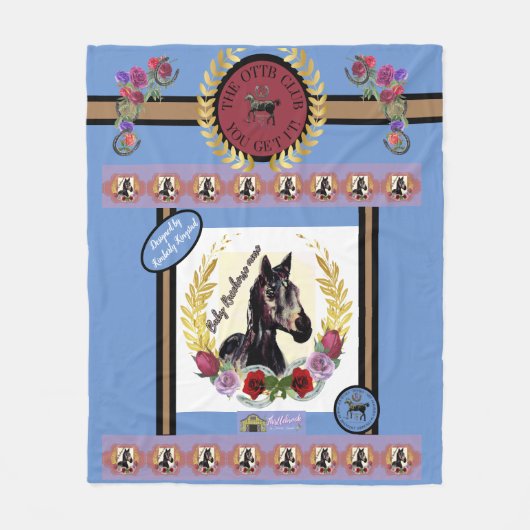 ブルムオットクラブフリースブランケット フリースブランケット (正面)