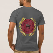 ブルムオットクラブ、美しいベビー競走馬マーレデシ Tシャツ (裏面)