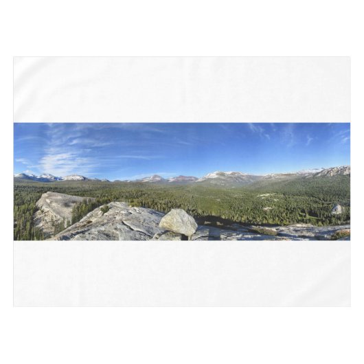 ブルムネメドウズfrom Lembert Dome 3 - Yosemite テーブルクロス (正面(横))