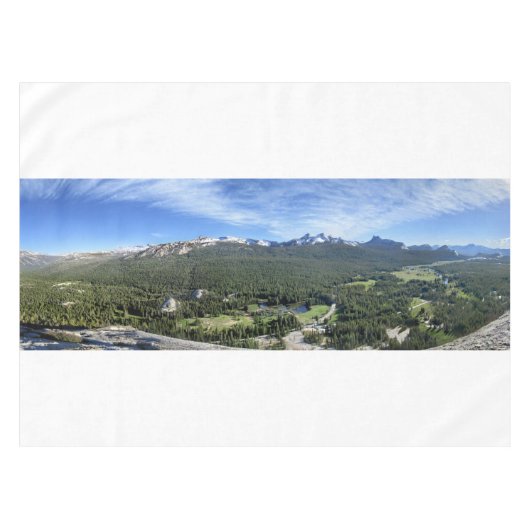 ブルムネメドウズfrom Lembert Dome 3 - Yosemite テーブルクロス (正面(横))