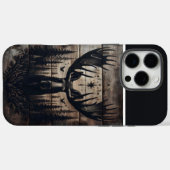 ブルムースウッドアート Case-Mate iPhoneケース (裏面 (横))