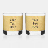 ブルムースオンオールド紙 ウイスキーグラス (裏面)