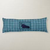 ブルムーススタンドライディングブルータータンチェックプレイド ボディピロー (裏面)