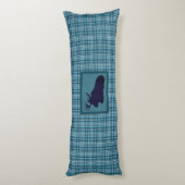 ブルムーススタンドライディングブルータータンチェックプレイド ボディピロー (裏面 (縦))