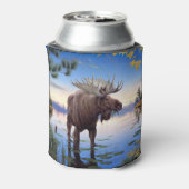 ブルムースマウンテンリバーシーンクーラーボックス 缶クーラー (缶裏面)