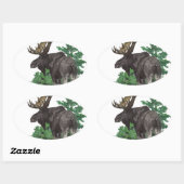 ブルムース・アート 楕円形シール (シート)