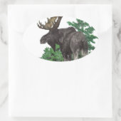 ブルムース・アート 楕円形シール (バッグ)