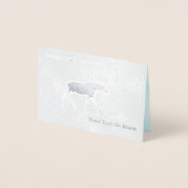 ブルムース – シーズンズグリーティング 箔カード (正面)