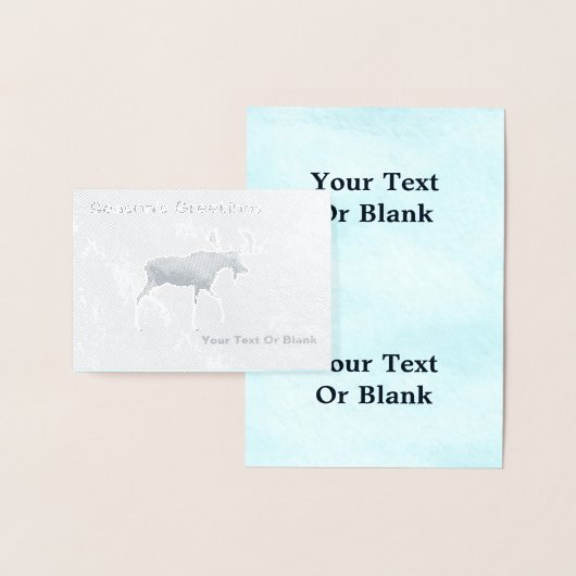 ブルムース – シーズンズグリーティング 箔カード (ディスプレー)