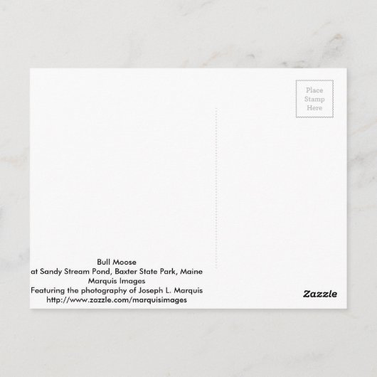 ブルムース ポストカード (裏面)