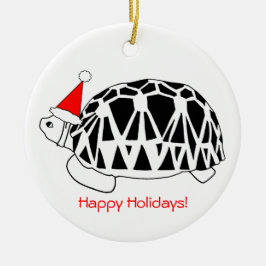 ブルメッセスタータートルズオーナメント（白bw） セラミックオーナメント