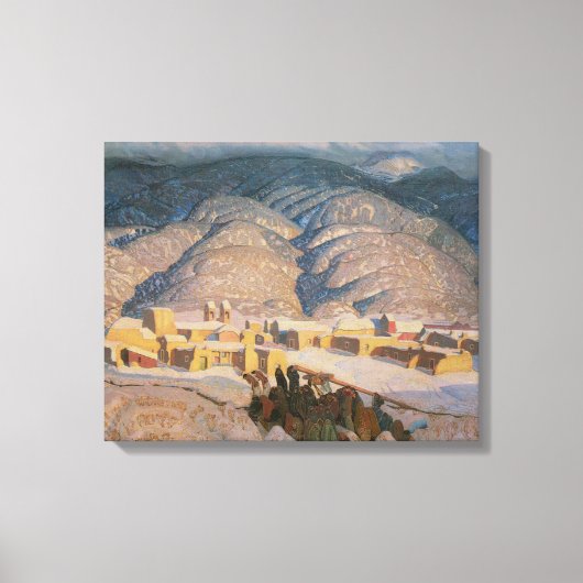 ブルメンシャインによるクリストの血の山脈 キャンバスプリント (正面)