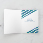 ブルモダンーストライプズユアフォトフォールドホリデーカード シーズンカード (内部)