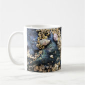 ブルヤードビーチ州パーク、バンドン、オレゴン コーヒーマグカップ (左)