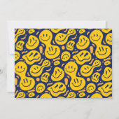 ブルユーイントレンディーボーイ誕生日 招待状 (裏面)