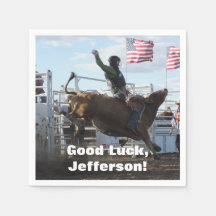 ブルライダーとバッキングブルロデオ