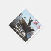 ブルライダーとバッキングブルロデオ スタンダードカクテルナプキン (角)