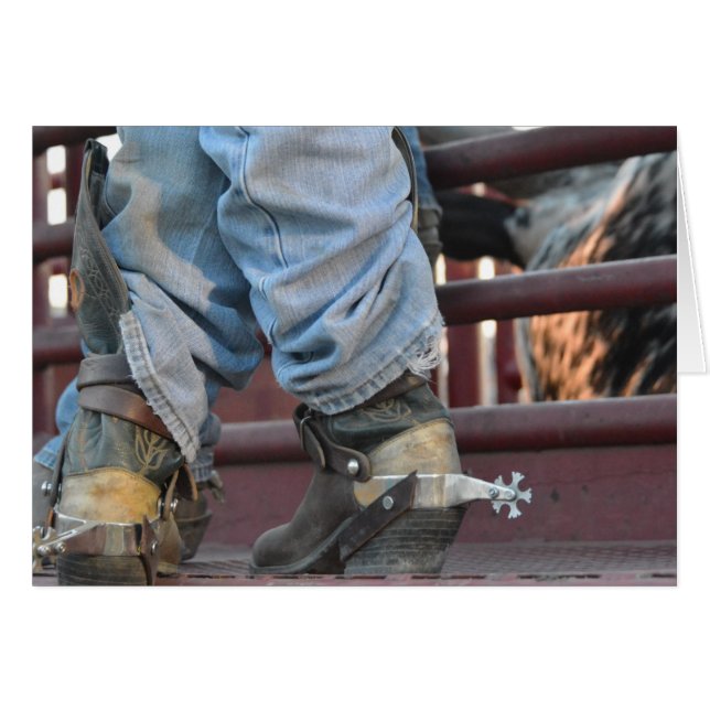 ブルライダーとブルウェスタン・カード (正面横)